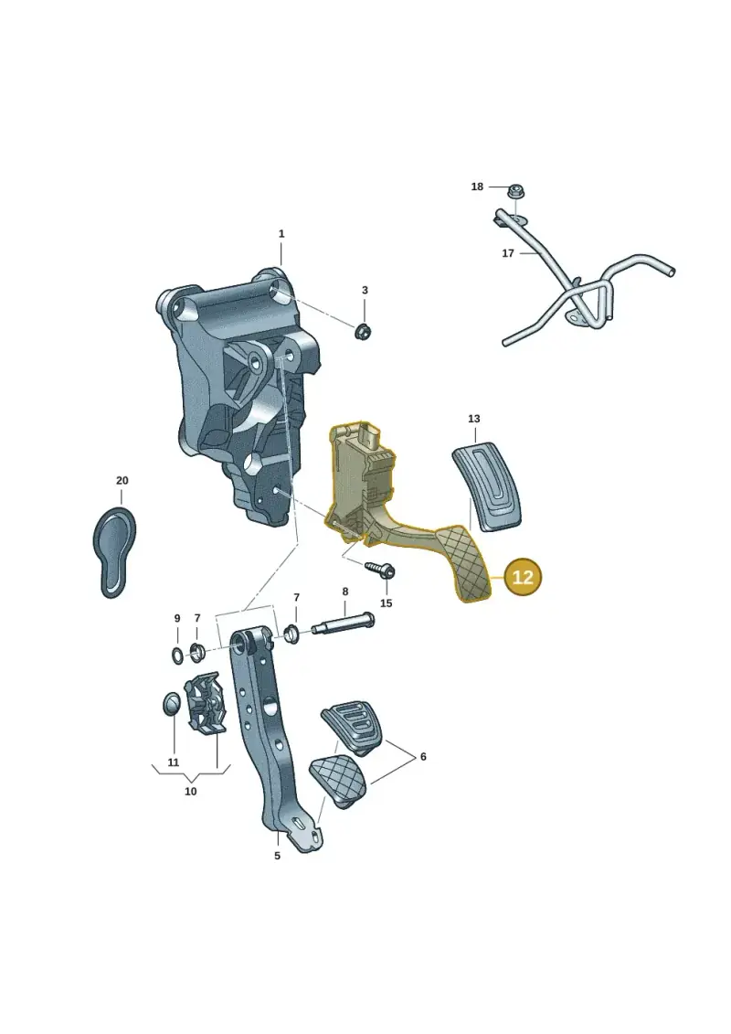 1EB723503 — Audi Q4 Sportback (2021-2022) diagram 89a723250, position 12