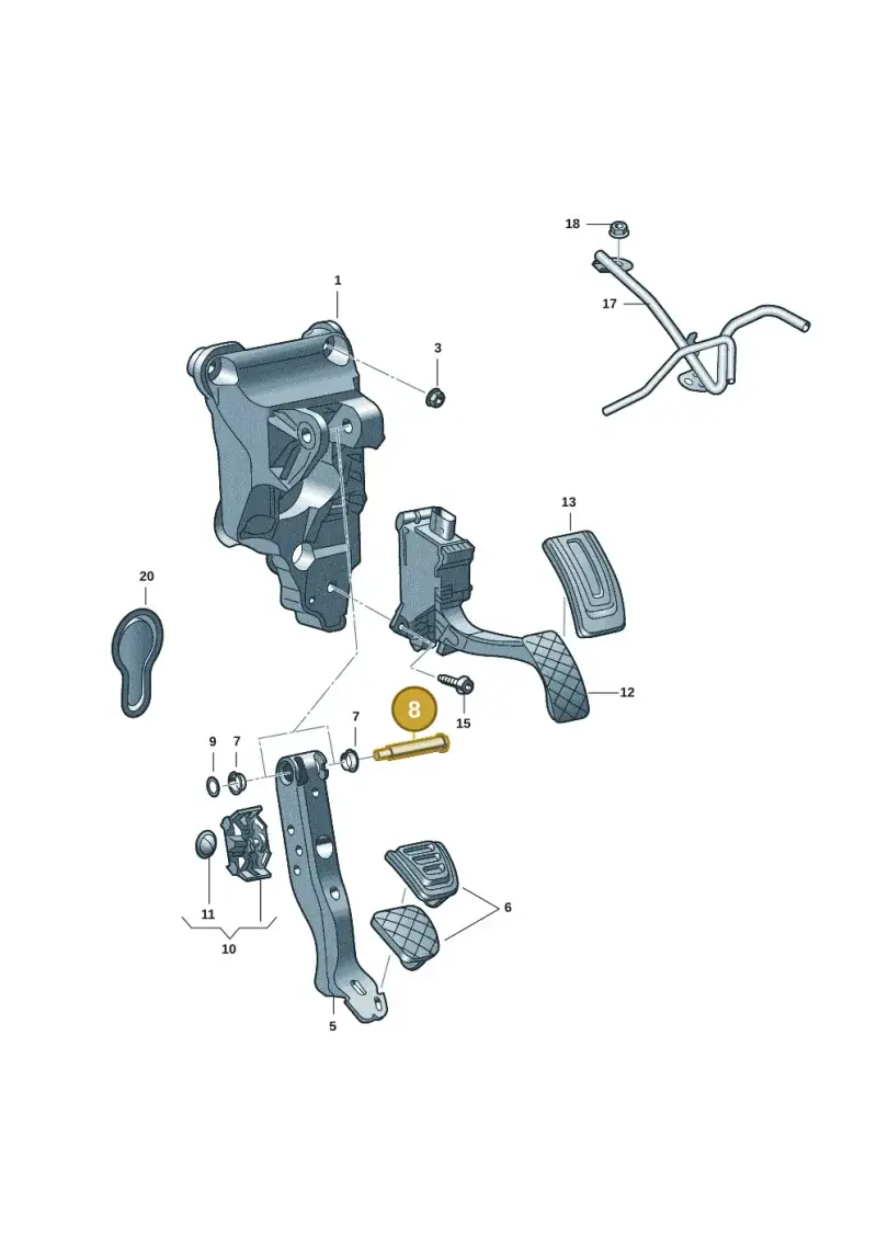 1EC721325 — Audi Q4 Sportback (2021-2022) diagram 89a723250, position 8