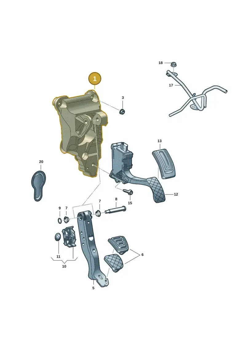 1EC723115C — Audi Q4 Sportback (2021-2022) diagram 89a723250, position 1