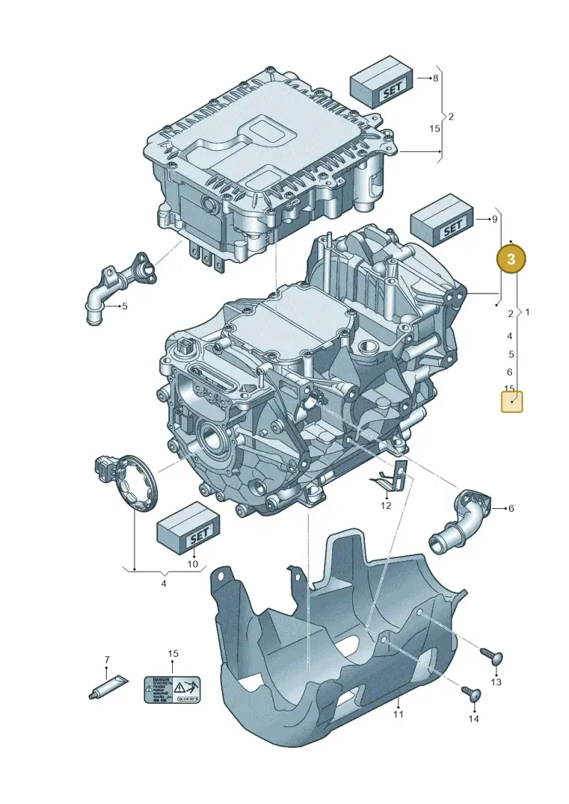 1ED998142C — Audi Q4 Sportback (2021-2022) diagram 11a901000, position 3