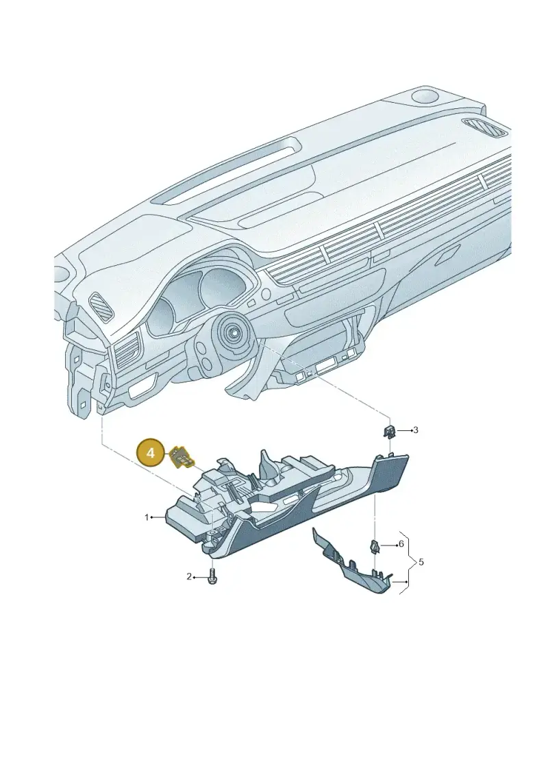 1H0937083 — Audi Q7 qu. 3.0 TDI (2015-2019) diagram 859863100, position 4
