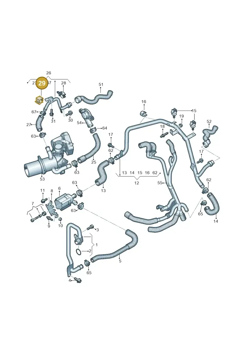 1H0971842D — Audi A5 Sportback (2016-2020) diagram 849121310, position 29