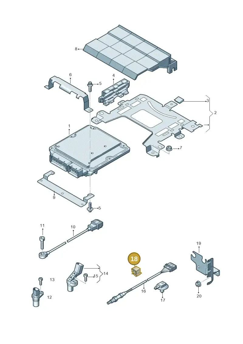 1H0971842D — Audi Q3 1.4 (2016-) diagram 855906000, position 18