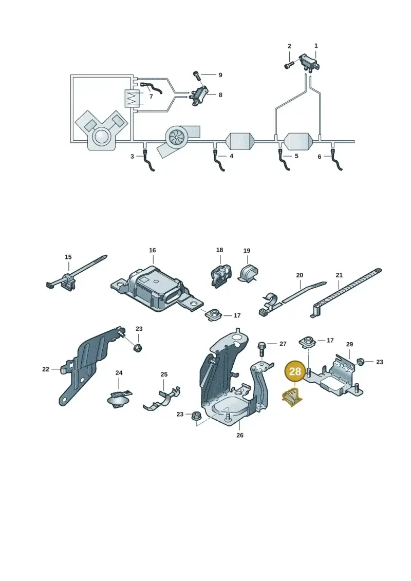 1H0971939E — Audi Q8 Quattro 3,0 (2018-) diagram 429906009, position 28