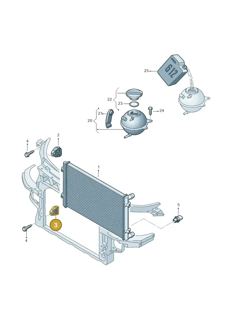 1J0806157F — Audi TT Coupe/Roadster (2002-2006) diagram 278121700, position 3