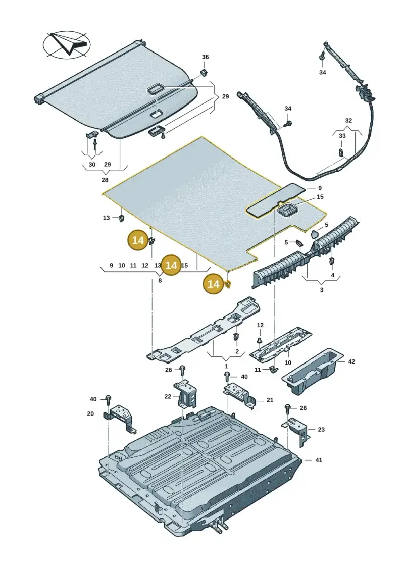 1J0858137B — Audi A5 Avant 2.0 (2024-) diagram 8wk863850, position 14