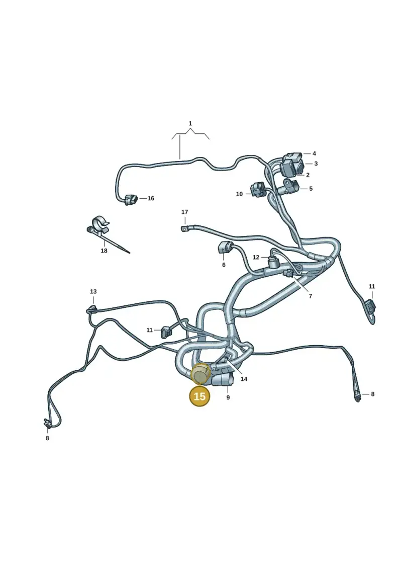 1J0927320 — Audi RS e-tron GT (2020-2020) diagram 4j1971100, position 15