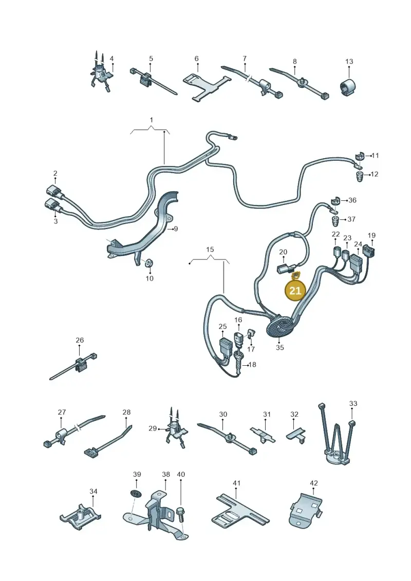 1J0937510A — Audi Q8 Quattro 3,0 (2018-) diagram 859972110, position 21