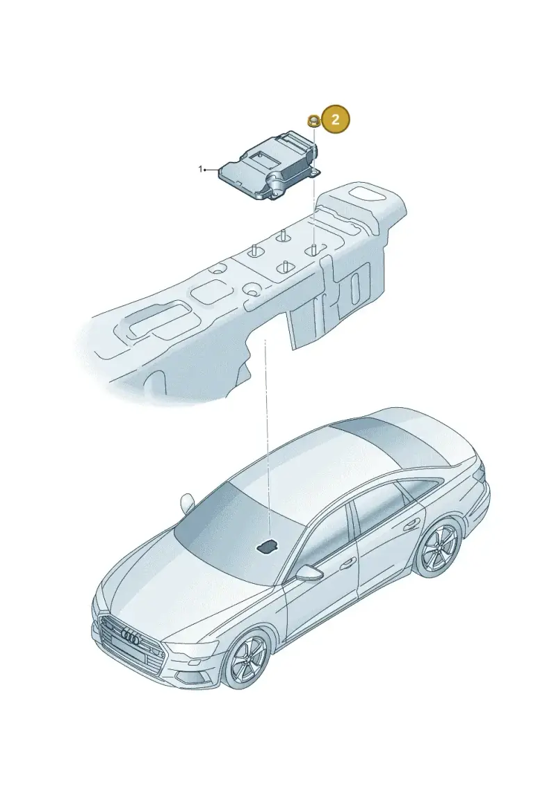 1J0971254 — Audi RS6 Avant (2019-) diagram 430907770, position 2