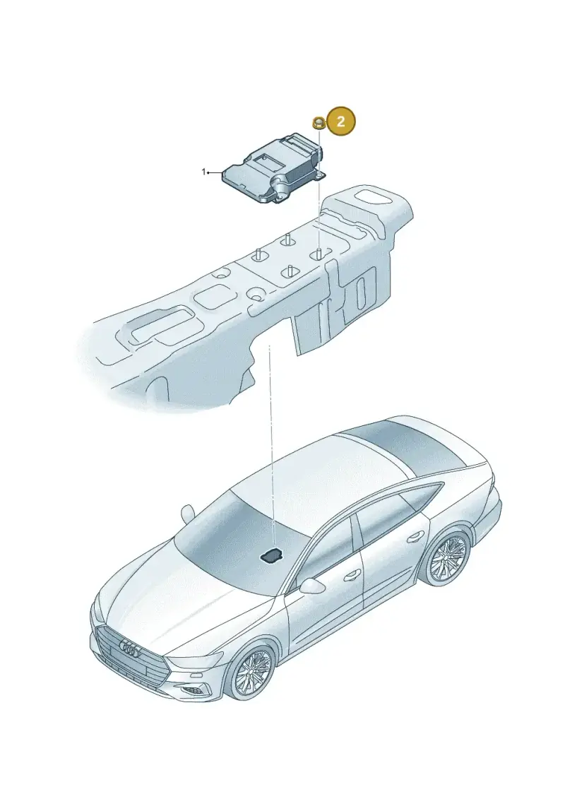 1J0971254 — Audi RS7 Sportback (2019-) diagram 435907770, position 2