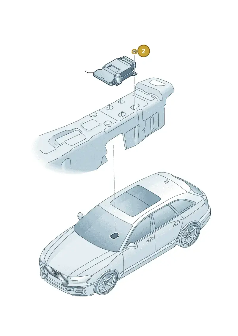 1J0971254 — Audi RS4 Avant (2017-) diagram 438907770, position 2