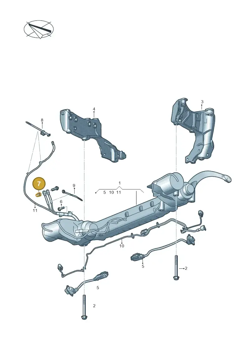 1J0971254 — Audi A8L (2017-2022) diagram 838401000, position 7