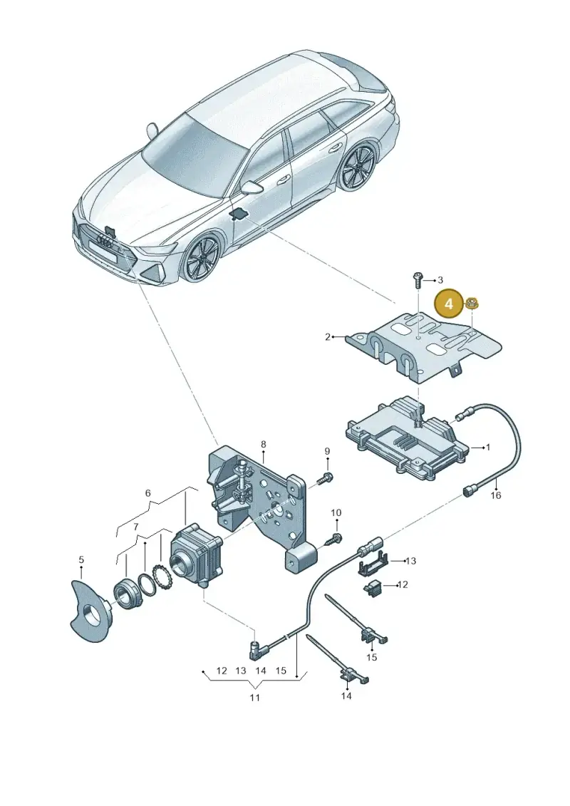 1J0971254B — Audi RS6 Avant (2019-) diagram 537907240, position 4