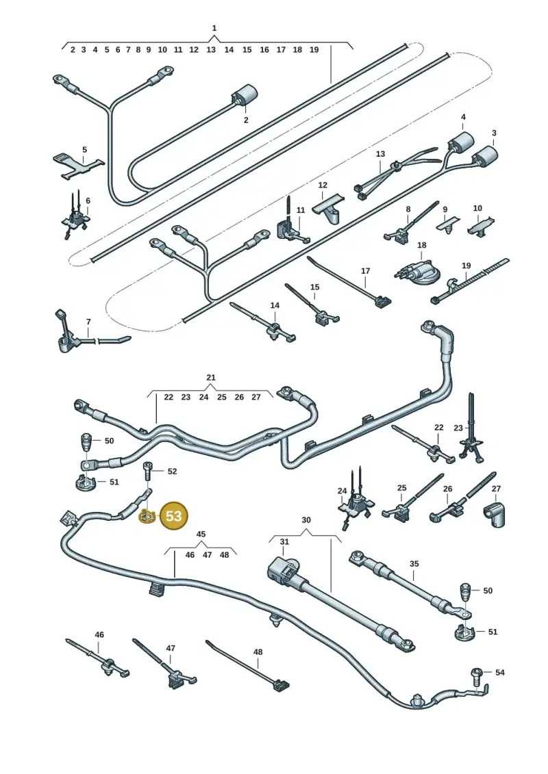 1J0971260E — Audi RS Q8 Quattro (2019-) diagram 429972003, position 53