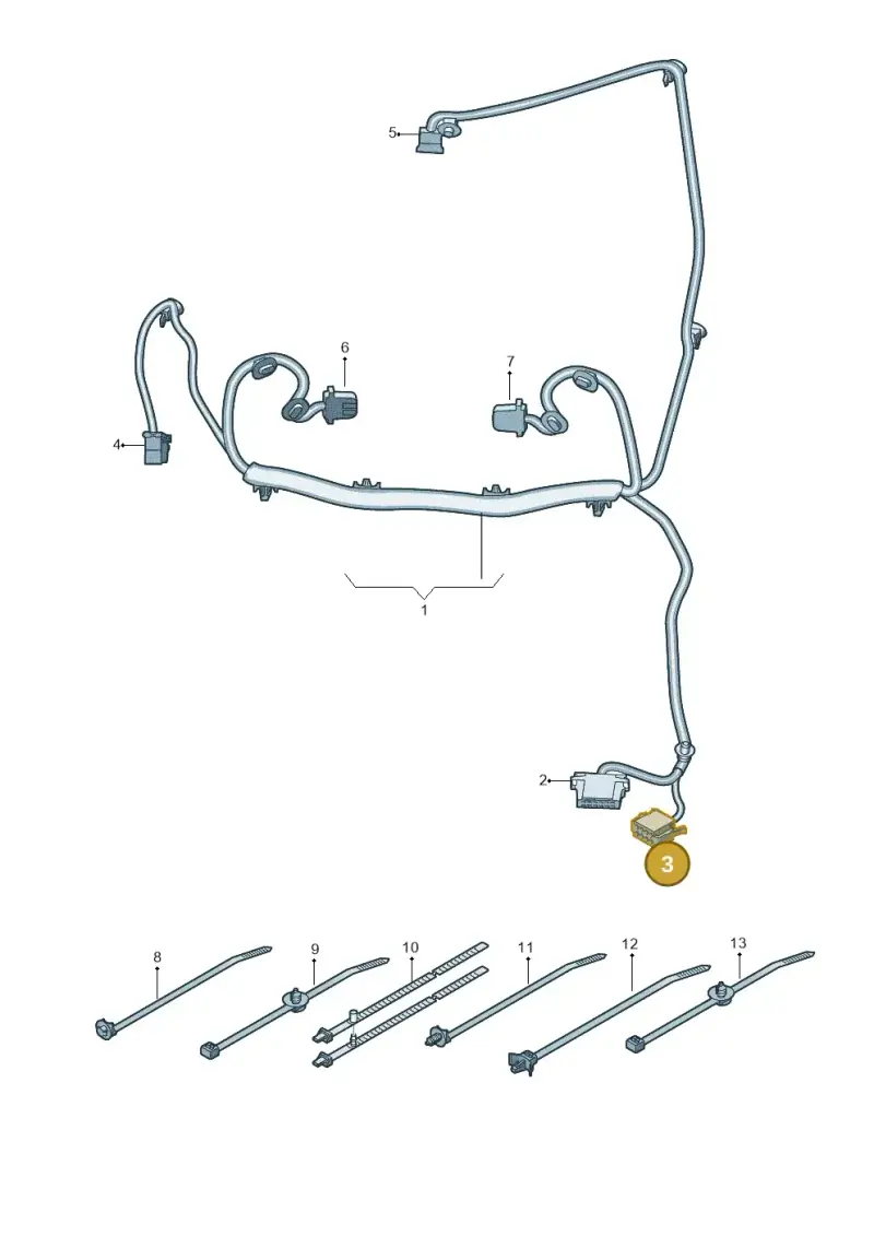 1J0972724 — Audi RS6 Avant (2019-) diagram 435882200, position 3