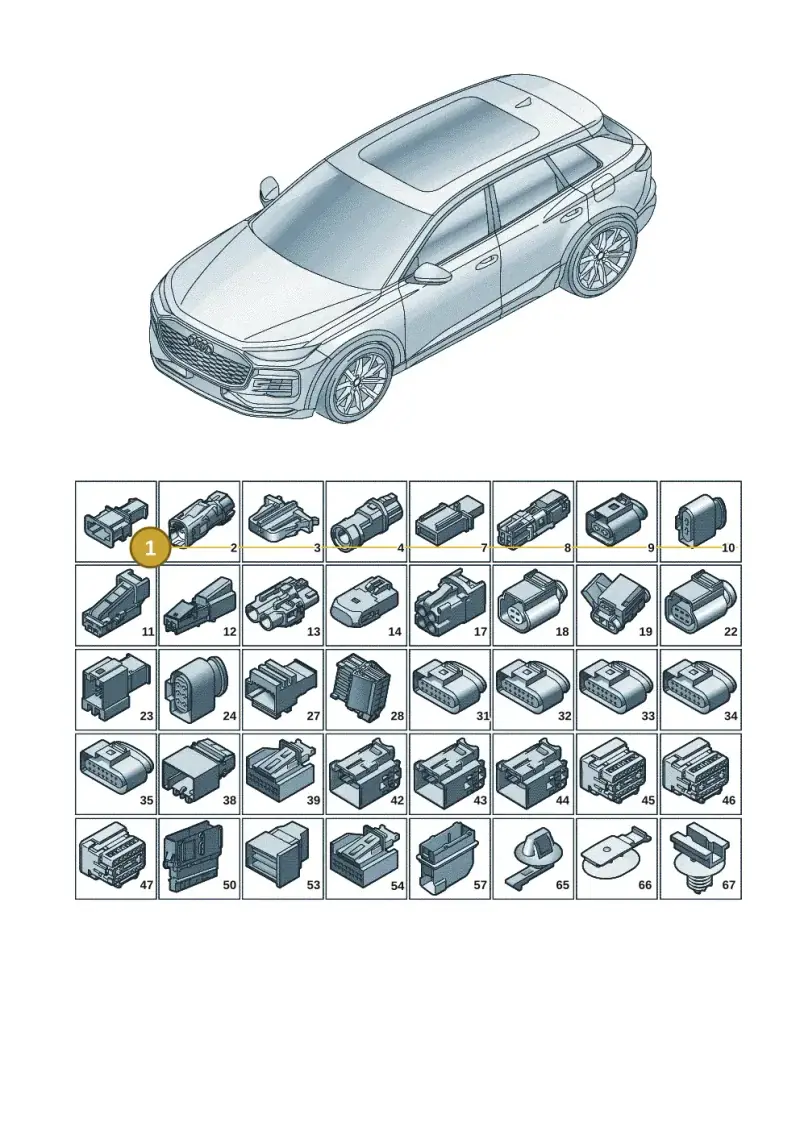 1J0972761 — Audi Q6 e-tron (2023-) diagram f5s971820, position 1
