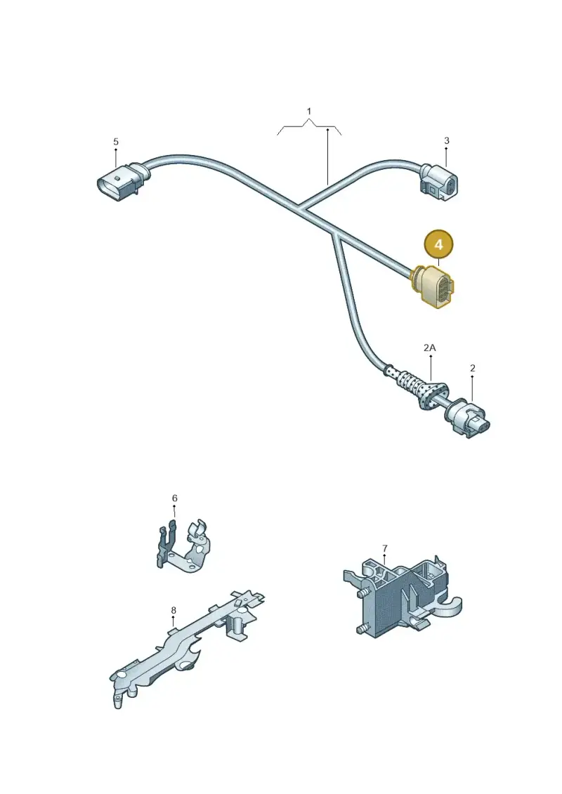 1J0973713G — Audi A7 Sportback (2014-2018) diagram 788971120, position 4