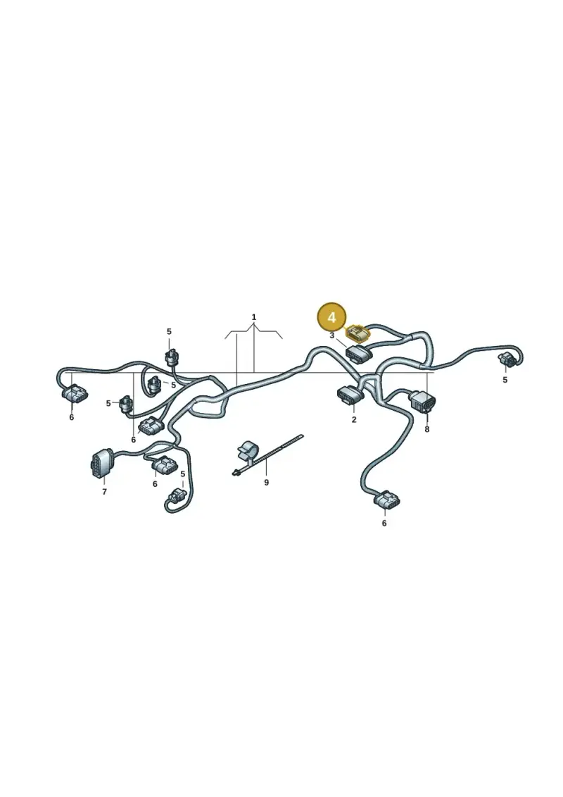 1J0973735 — Audi RS e-tron GT (2020-2020) diagram 4j1971050, position 4