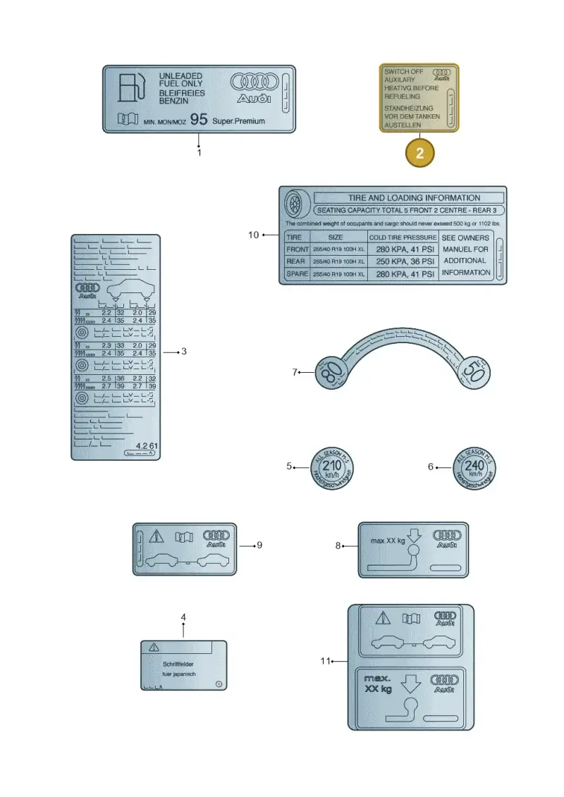 1K0010375R — Audi A3 Sportback (2008-2013) diagram 620010200, position 2