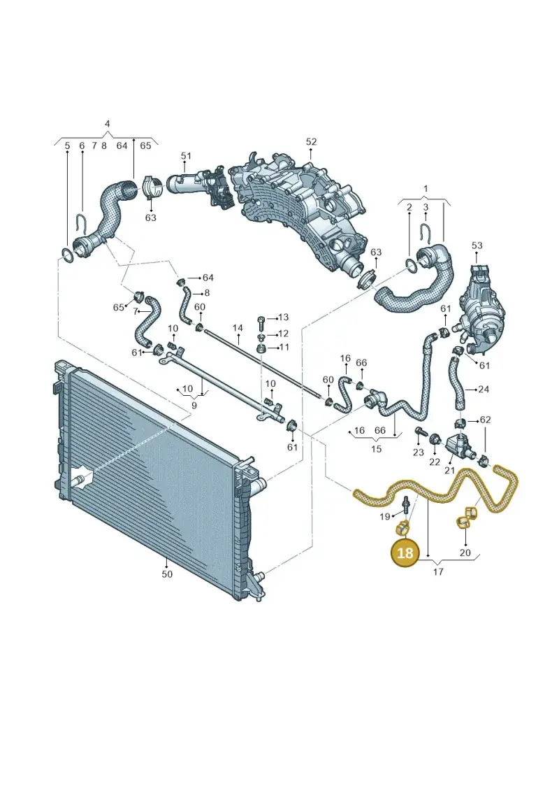 1K0121093CB — Audi Q8 Quattro 3,0 (2018-) diagram 859121650, position 18