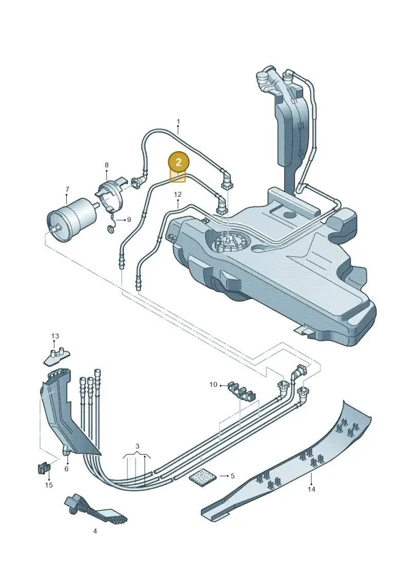 1K0201294K — Audi A3/S3/Sportb./qu. 08 (2007-) diagram 412201200, position 2