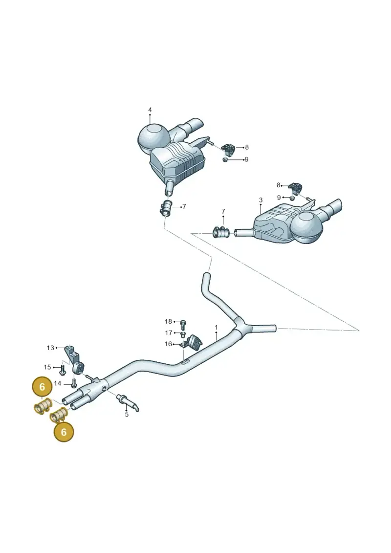 1K0253141N — Audi A6 Av. qu. 3.0 (2012-2018) diagram 738253870, position 6