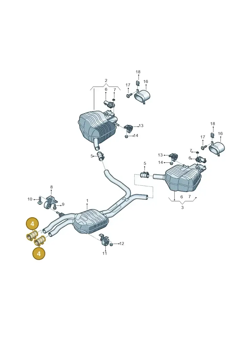1K0253141N — Audi RS6 Avant (2013-2018) diagram 758253950, position 4