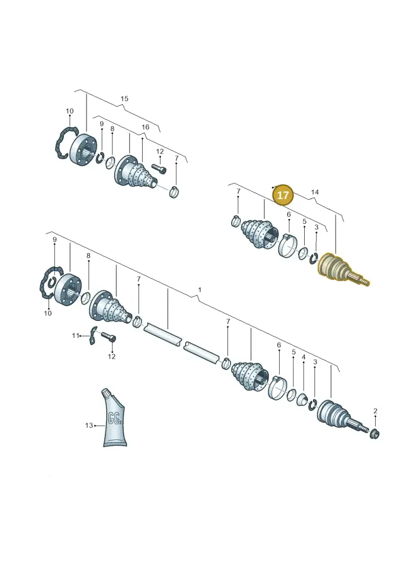 1K0498203B — Audi TT Coupe/Roadster (2002-2006) diagram 194501100, position 17
