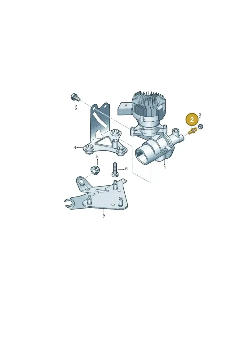 1K0615273A — Audi A3 Sportback (2016-2020) diagram 774614500, position 2