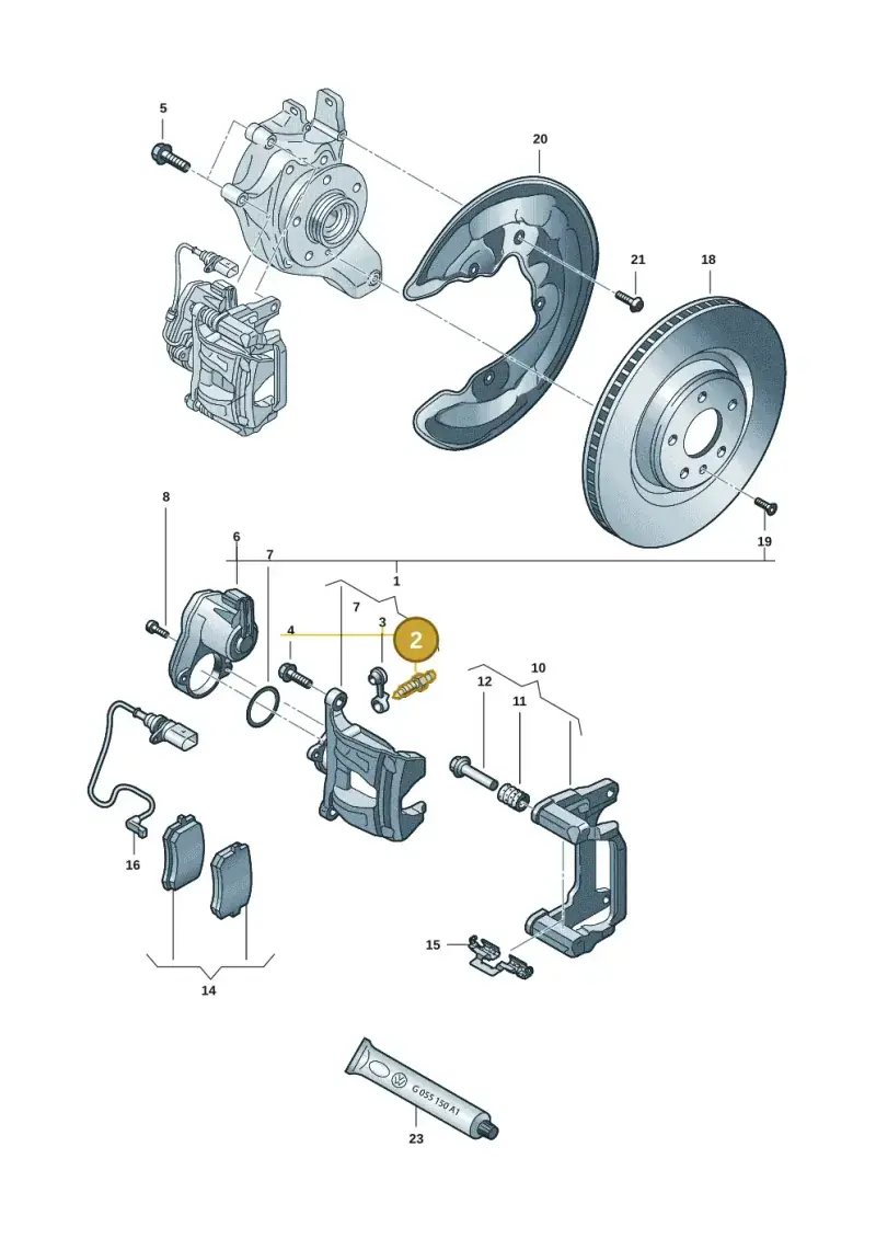 1K0615273C — Audi Q6 e-tron (2023-) diagram f5s615060, position 2