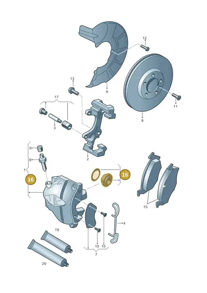 1K0698471B — Audi A1 Sportback (2014-2018) diagram 792615500, position 16
