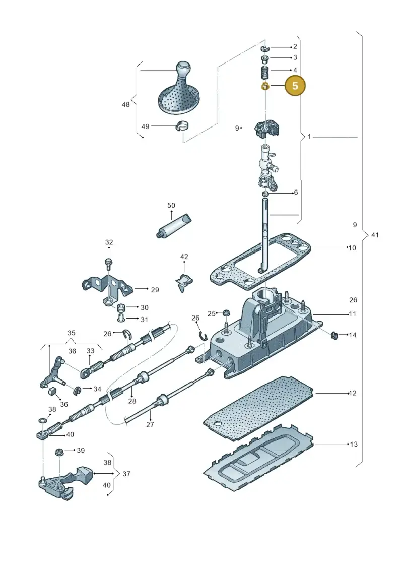 1K0711067C — Audi Q3 2.0 TDI (2014-2019) diagram 728711400, position 5