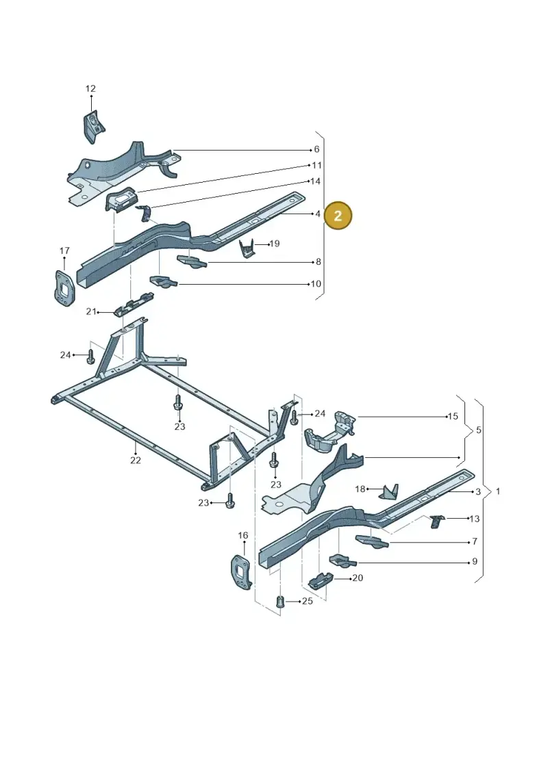 1K0803092H — Audi A3 Cab. 2.0 TDI (2007-2013) diagram 642803000, position 2