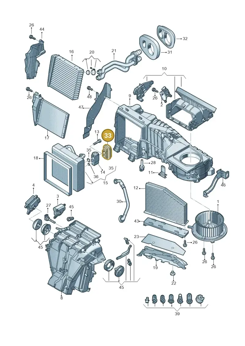 1K0820139A — Audi Q3 1.4 (2016-) diagram 855820100, position 33