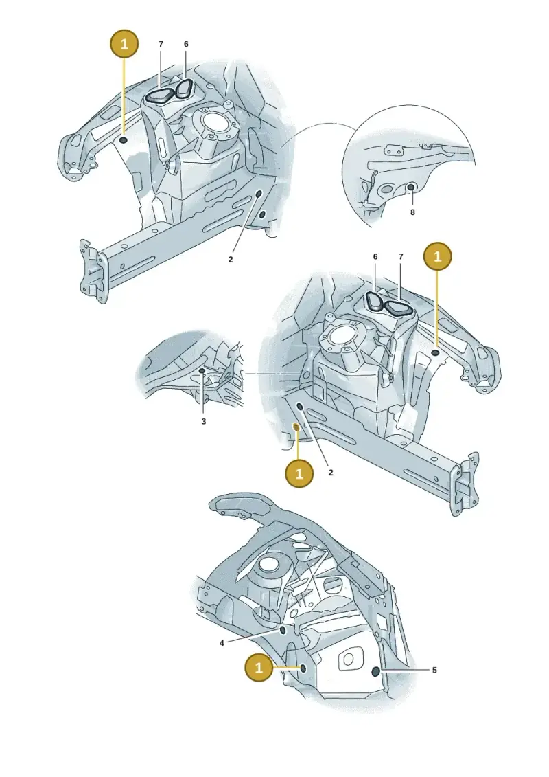 1K0899183 — Audi A5 Limo 2.0 (2024-) diagram 8wk803300, position 1