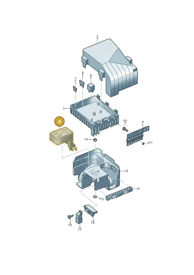 1K0937700B — Audi Q3 1.4 (2016-) diagram 855937200, position 4