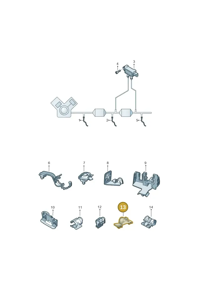 1K0971842A — Audi A3 Sportback (2016-2020) diagram 890906003, position 13