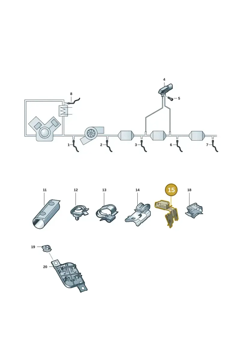 1K0971842C — Audi Q3 quattro (2018-2019) diagram 597906006, position 15