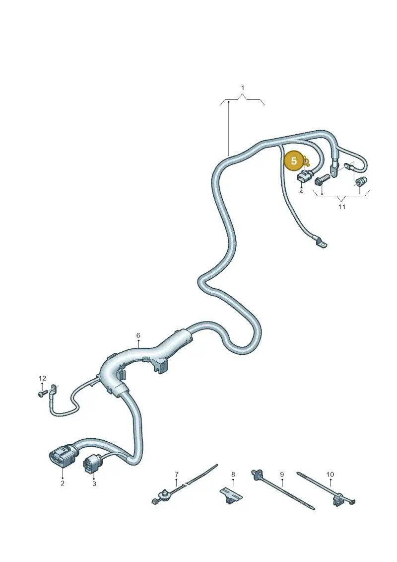 1K0971848L — Audi Q8 e-tron (2018-2020) diagram 586972750, position 5