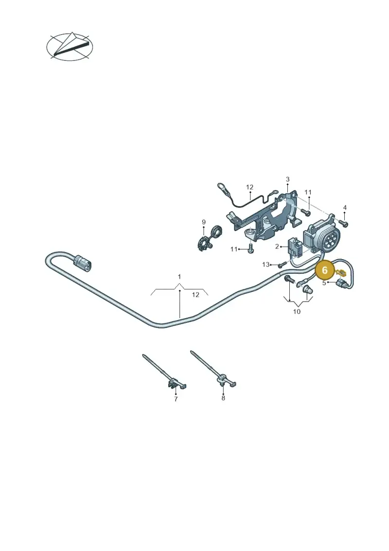 1K0971848L — Audi Q3 quattro (2018-2019) diagram 597970300, position 6