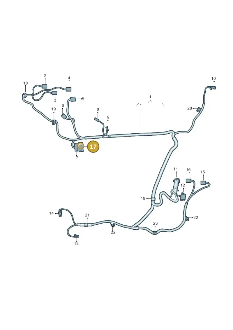 1K0971848L — Audi A8L (2017-2022) diagram 838972420, position 17