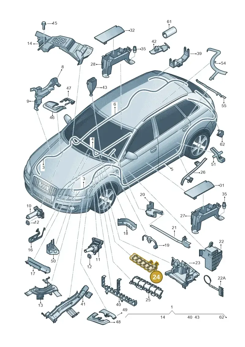 1K1937503 — Audi RS3 Sportback (2011-2012) diagram 720971800, position 24