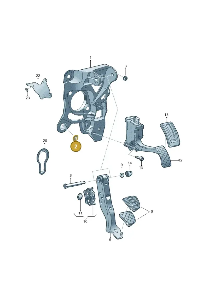 1S0721381 — Audi A1 sportback 1.0 (2018-) diagram 592721700, position 2