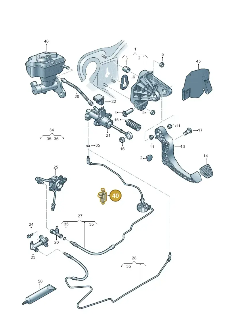1S0721491A — Audi A1 Sportback (2014-2018) diagram 792721300, position 40