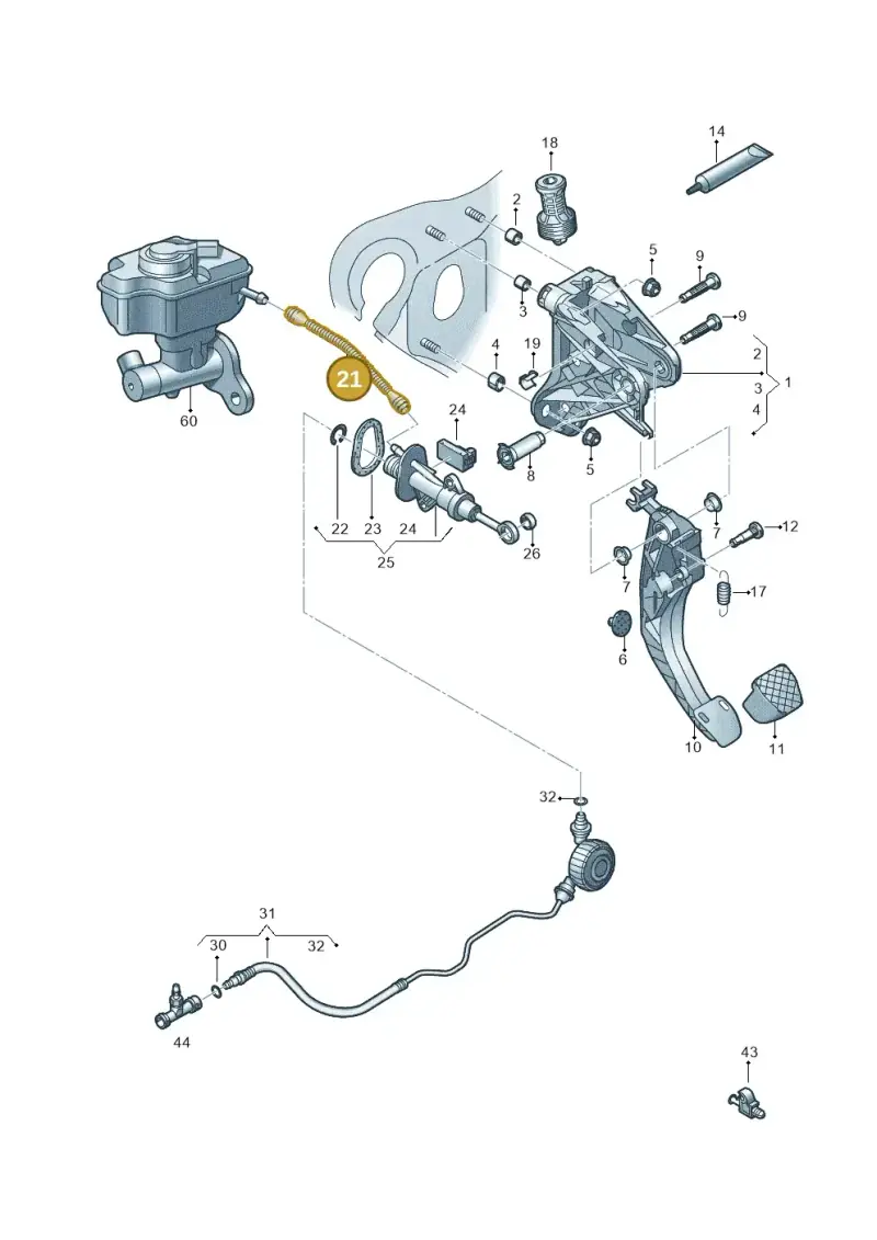 1S1721453B — Audi Q3 quattro (2018-2019) diagram 597721025, position 21