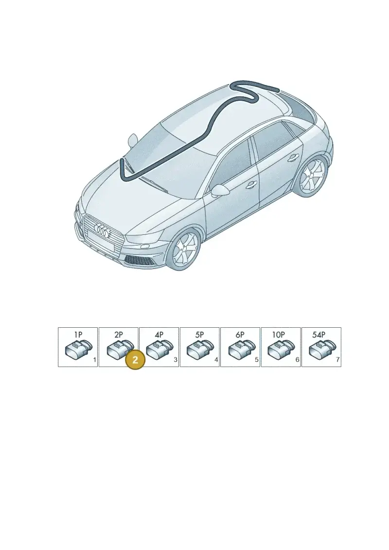 1T0971930A — Audi A1 Sportback (2014-2018) diagram 792971850, position 2