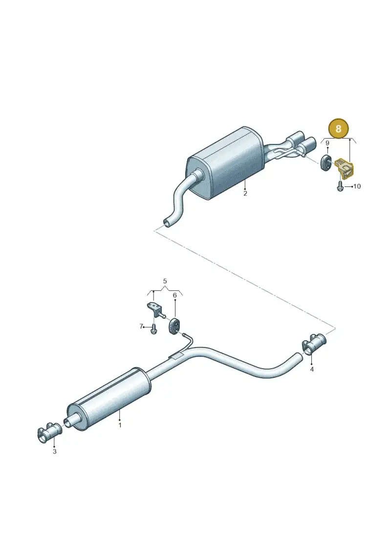 2Q0253144H — Audi A1 sportback 1.0 (2018-) diagram 592253850, position 8