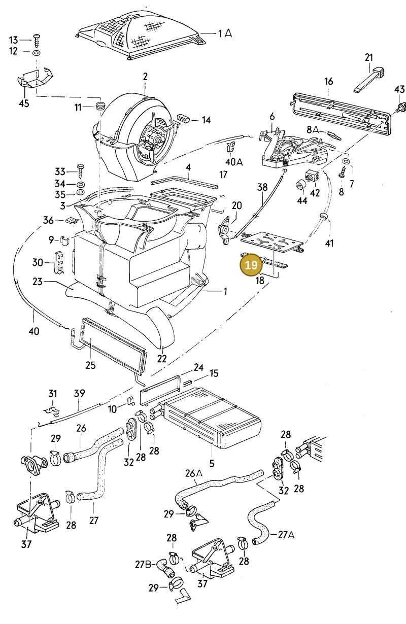 321819109 — Audi COUPE/2           88 (1987-1987) diagram 008094000, position 19