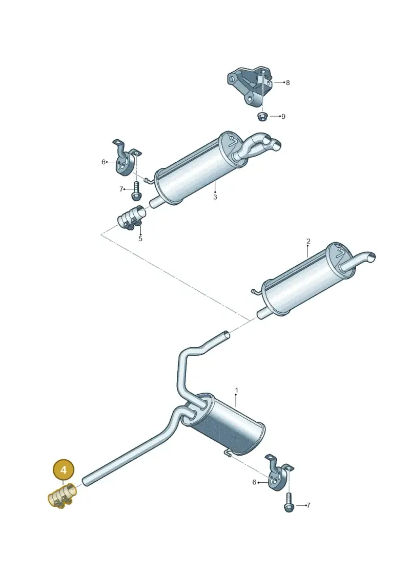357253141A — Audi A6/Wagon/quattro (2001-2004) diagram 195253800, position 4