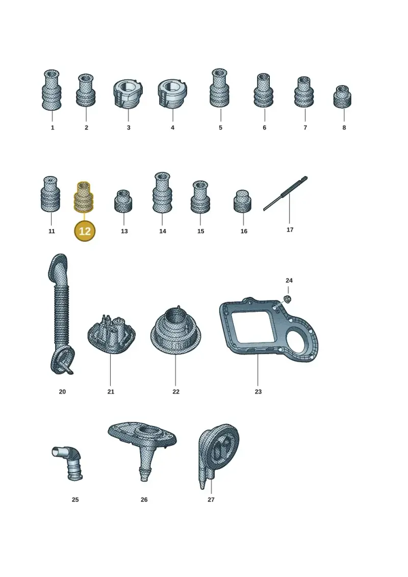 357972841 — Audi Q6 e-tron (2023-) diagram f5s971815, position 12
